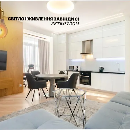 Petrovdom In Rc Jack House Panoramic City View Kyiv Exterior photo
